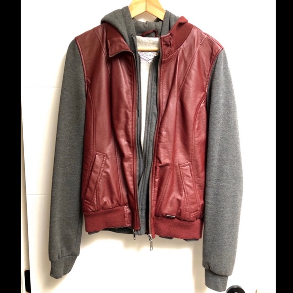 Faux Leather Jacket Unisex - Picture 1 of 5